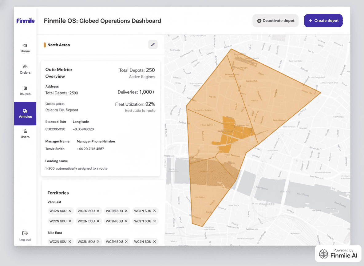 Finmile OS Operations Dashboard