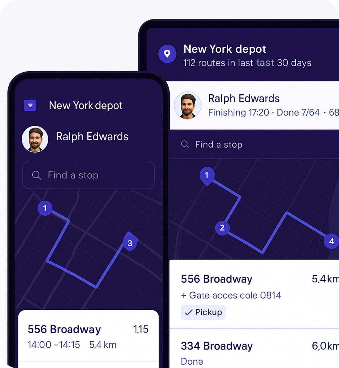 Finmile Mobile App live dashboard
