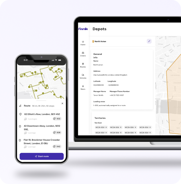 Finmile Dashboard and Mobile App